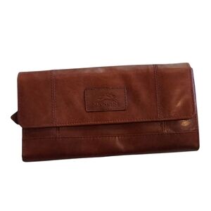 Mancini Women's Leather Wallet Clutch